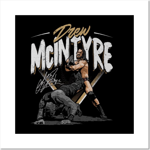 Drew McIntyre Ankle Twist Wall Art by MunMun_Design